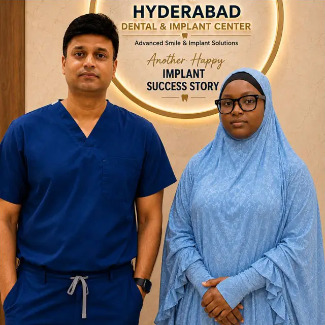 Happy patient at Hyderabad Dental Hospital & Implant Centre, Himayatnagar — photo 1