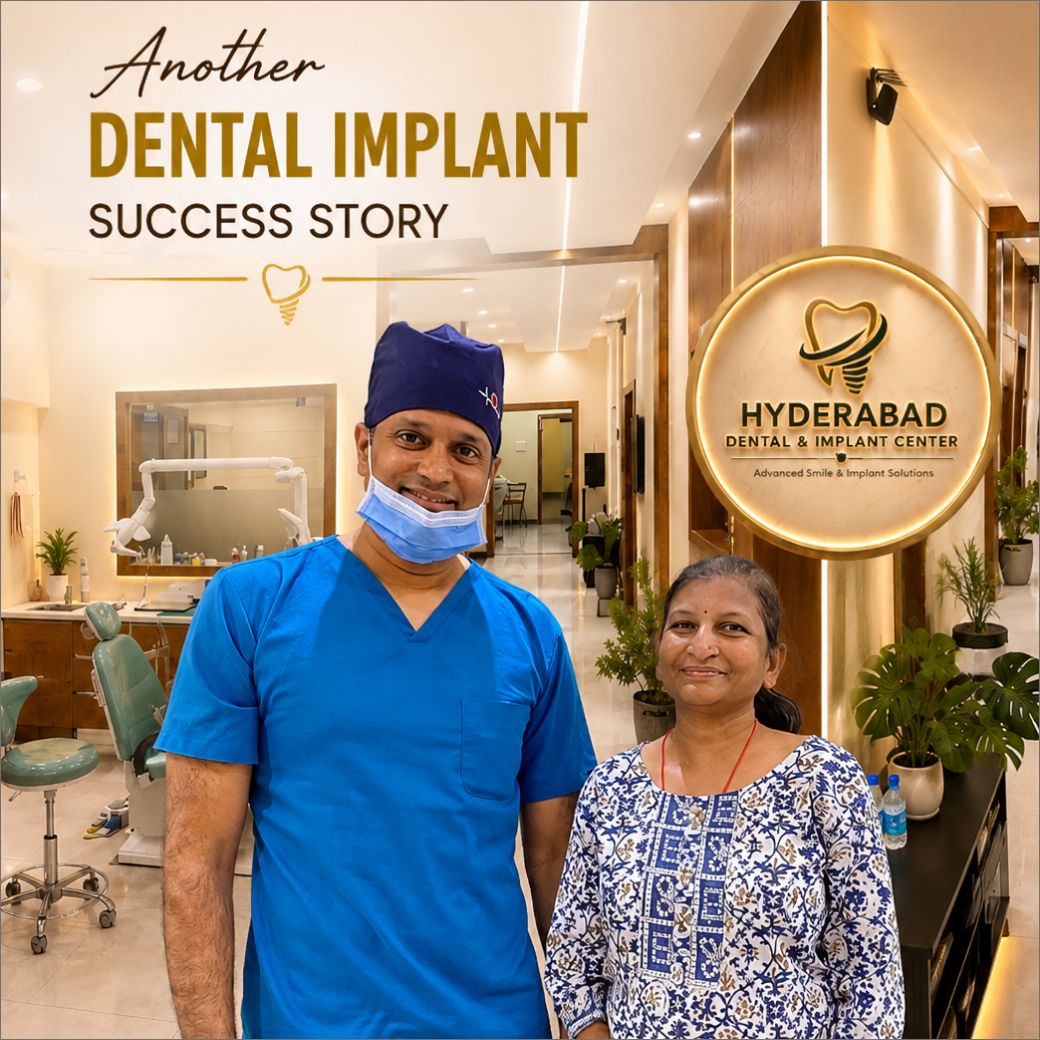 Happy patient at Hyderabad Dental Hospital & Implant Centre, Himayatnagar — photo 2