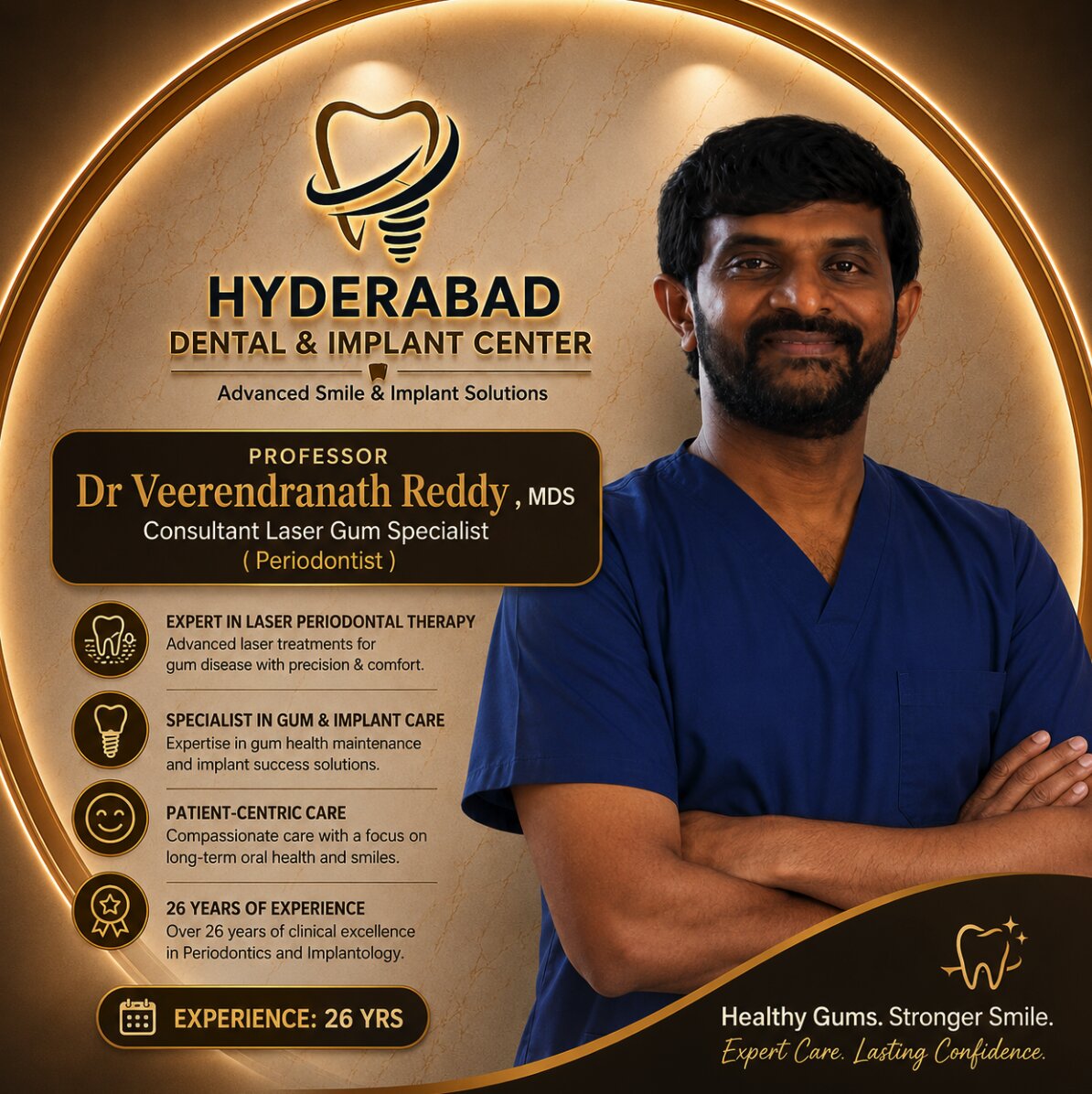 Dr. Veerendranath Reddy — Laser Gum Specialist (Periodontist)