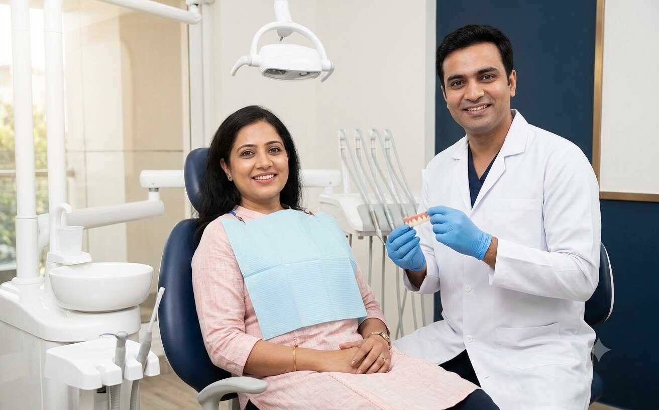 Immediate Multiple Teeth Replacement with Dental Implants in Hyderabad