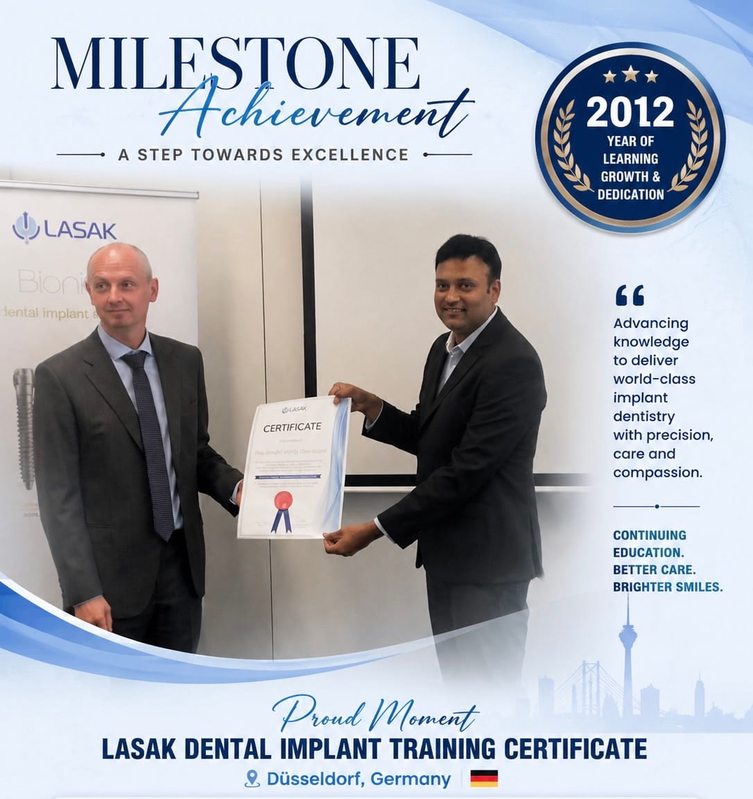 Milestone achievement at Hyderabad Dental Hospital