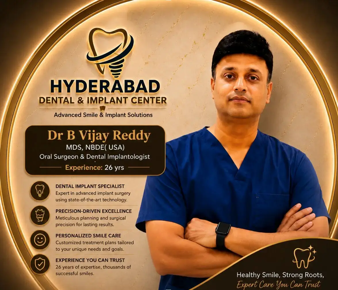 Dr. B. Vijay Reddy — Oral Surgeon & Dental Implantologist