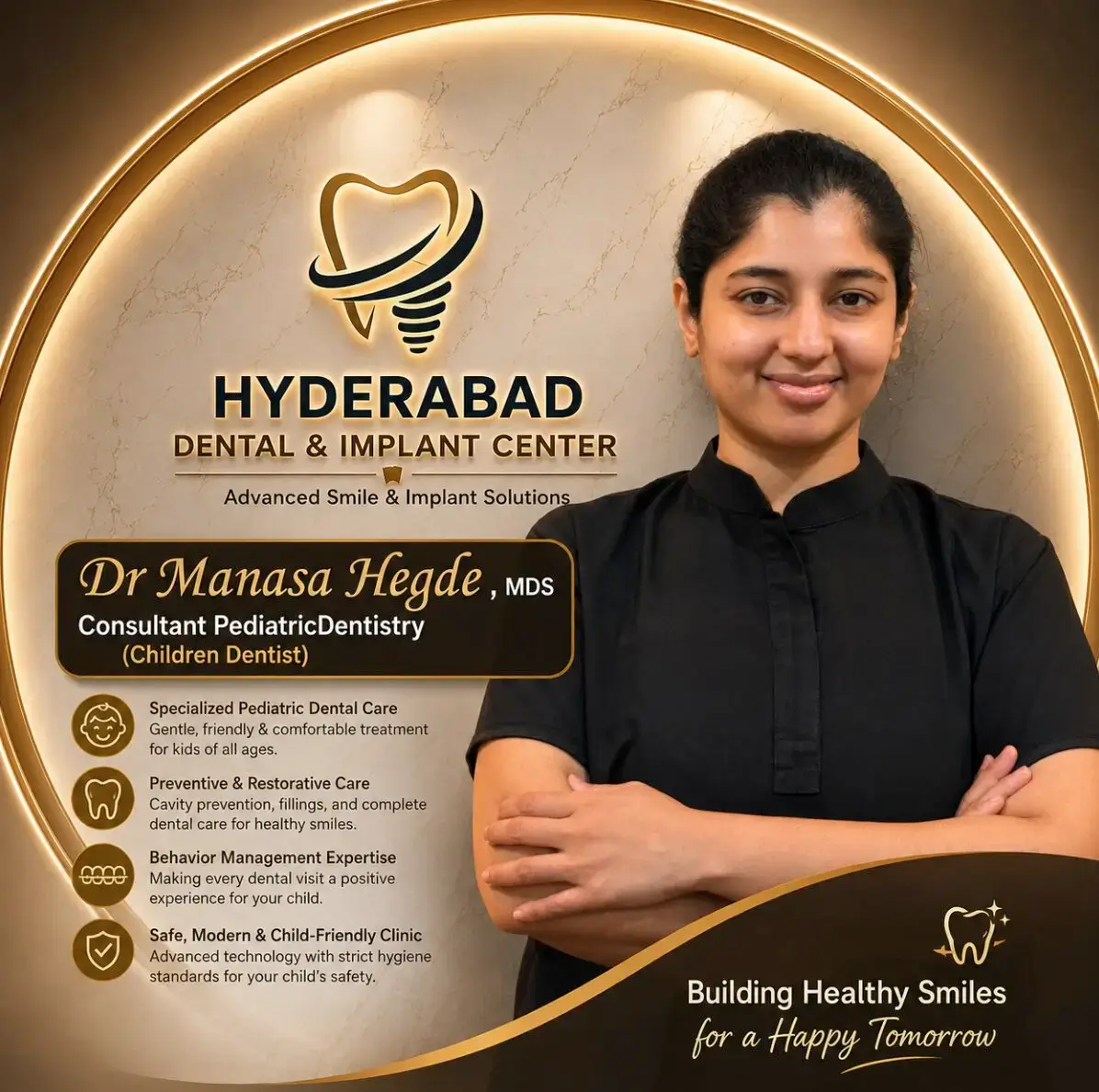 Dr. Manasa Hegde — Pediatric Dentist (Children's Dentist)