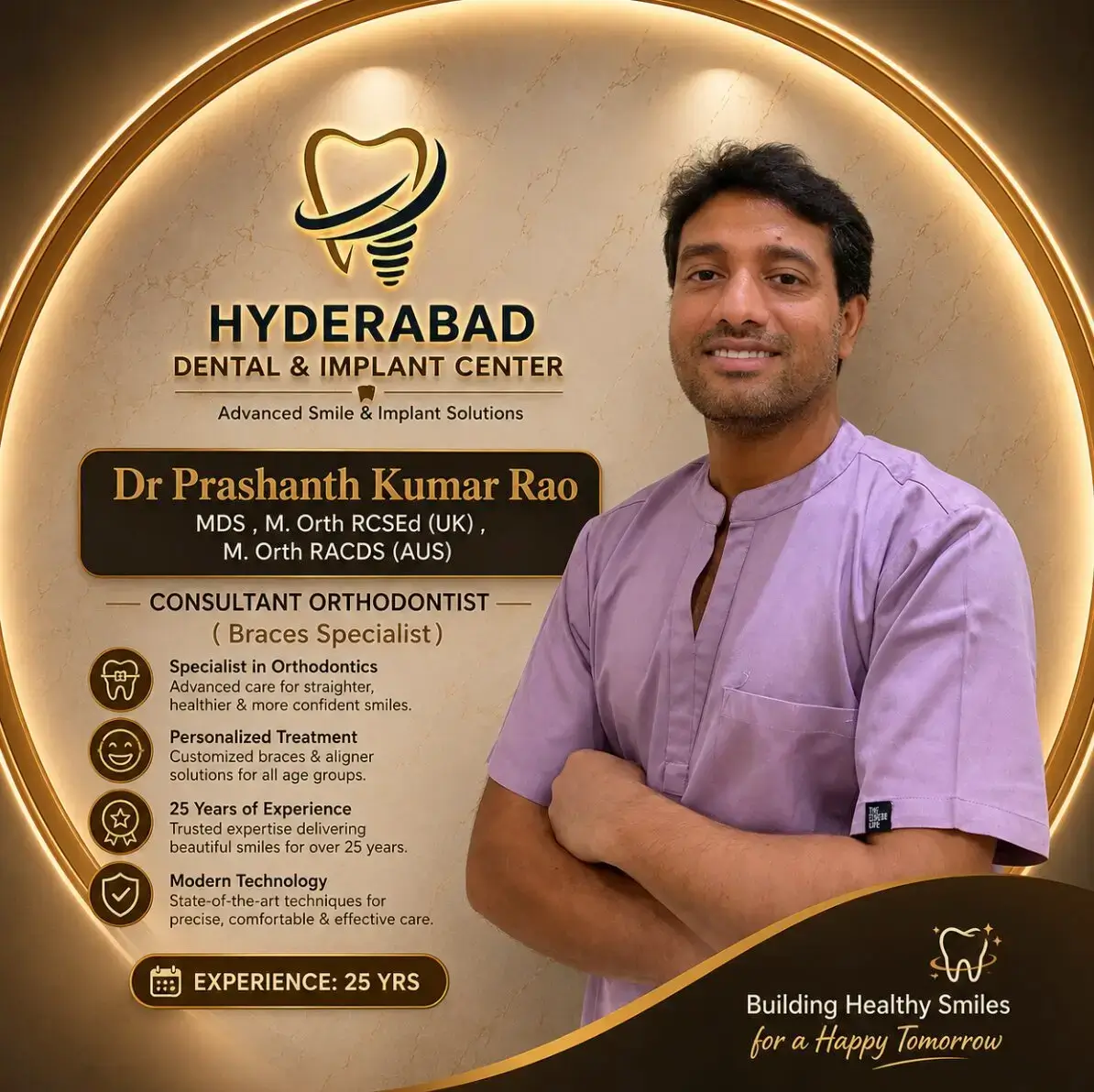 Dr. Prashanth Kumar Rao — Consultant Orthodontist