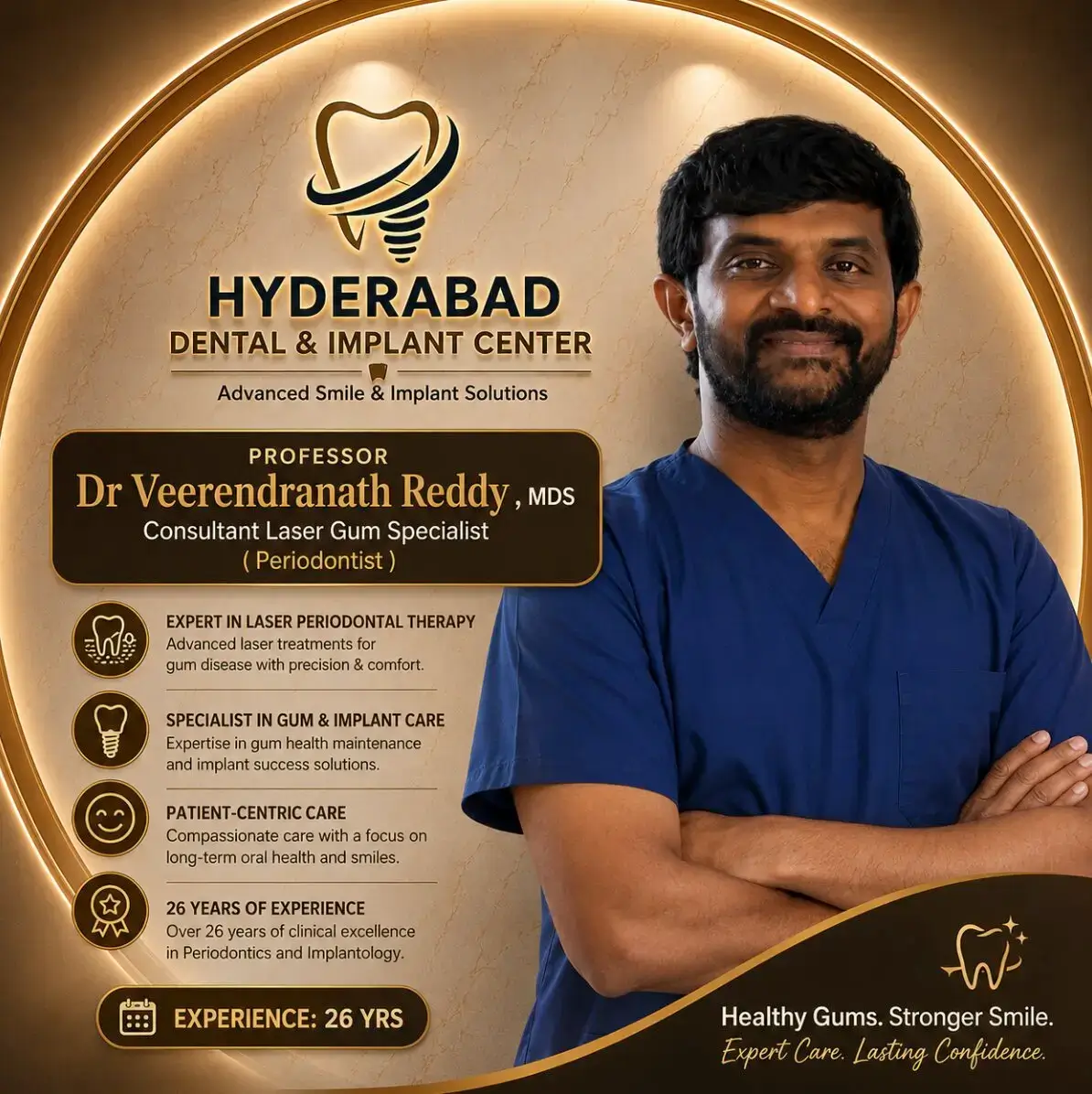 Dr. Veerendranath Reddy — Laser Gum Specialist (Periodontist)